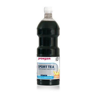 Sponser Sport Tea (Konzentrat für hypotonisches Sportgetränk mit Elektrolyten) Pfirsisch 1 Liter Flasche